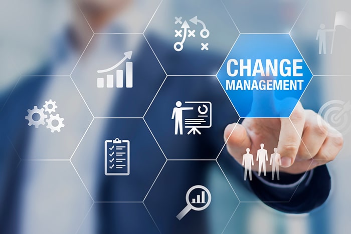 Change management is a part of project management